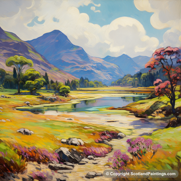 Painting - Glen Affric - Scotland in Summer