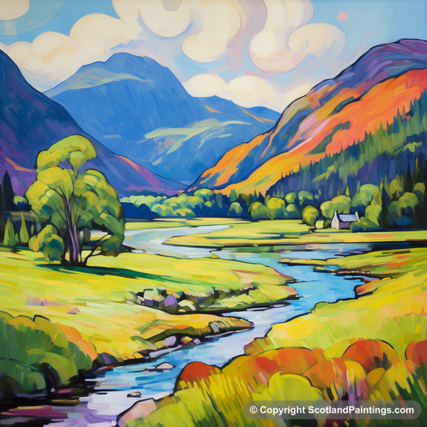 Painting - Glenfinnan - Scotland in Summer