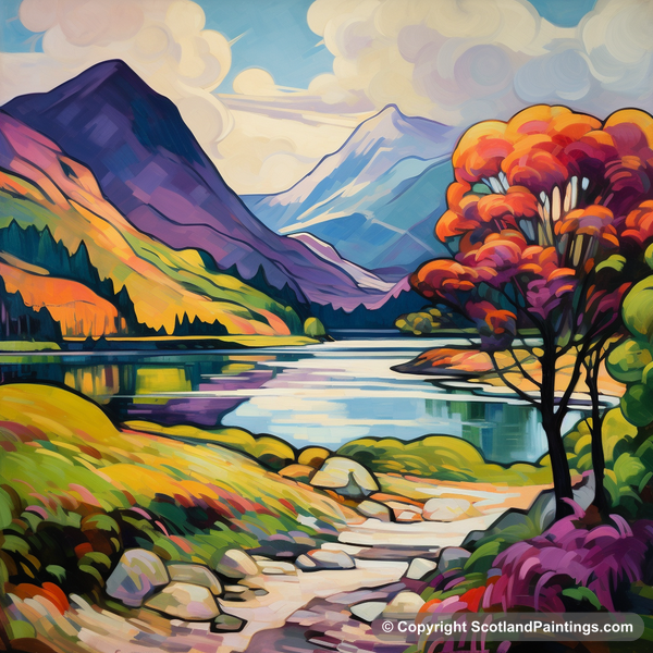 Painting - Glenfinnan - Scotland in Summer