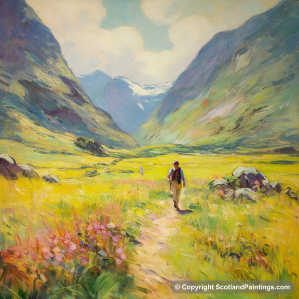 Painting - Glencoe - Scotland in Summer