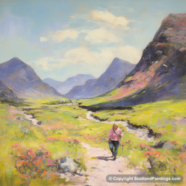 Painting - Glencoe - Scotland in Summer