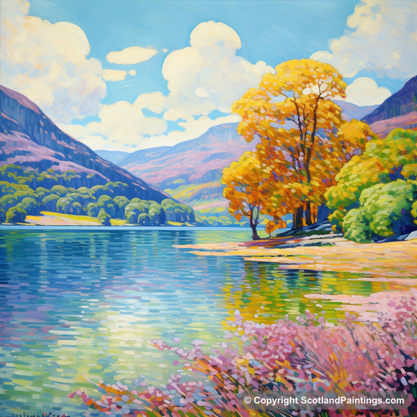 Painting - Loch Earn - Scotland in Summer