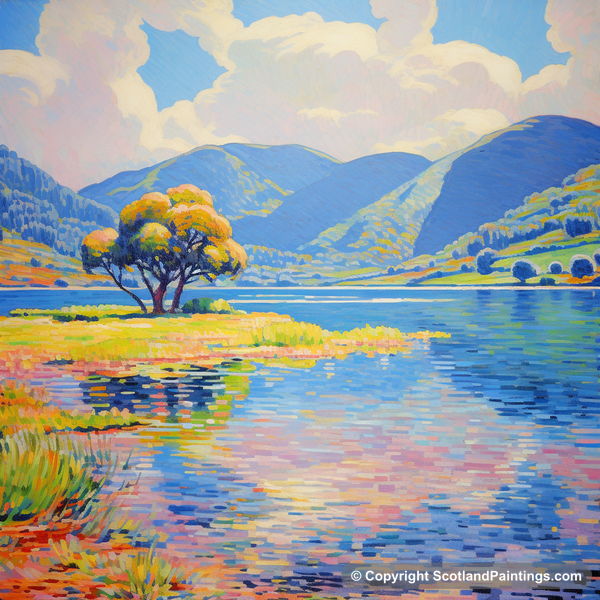 Painting - Loch Earn - Scotland in Summer