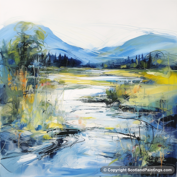 Painting - River Orchy - Scotland in Summer