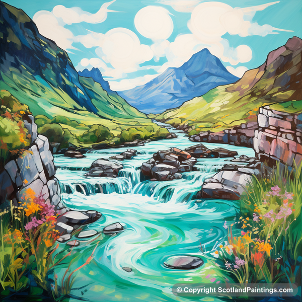 Painting - Isle of Skye - Scotland in Summer