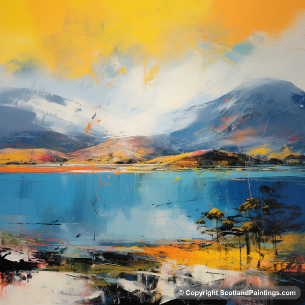 Painting - Loch Maree - Scotland in Summer