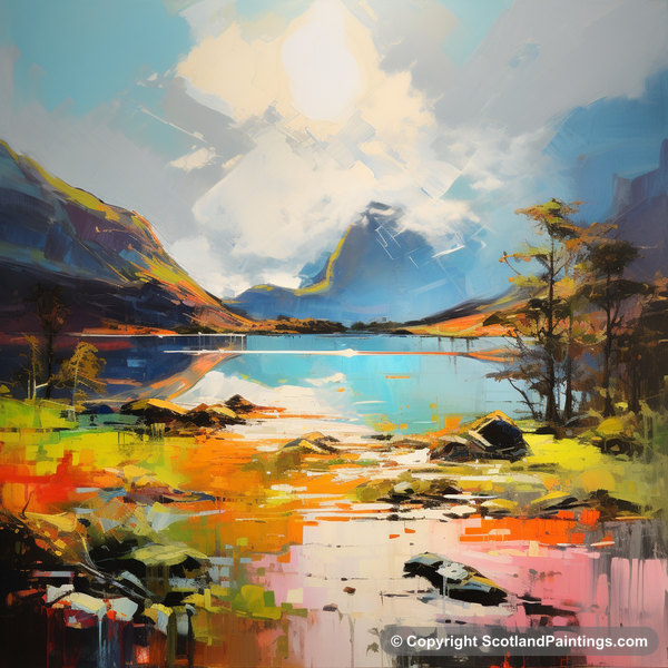 Painting - Loch Maree - Scotland in Summer