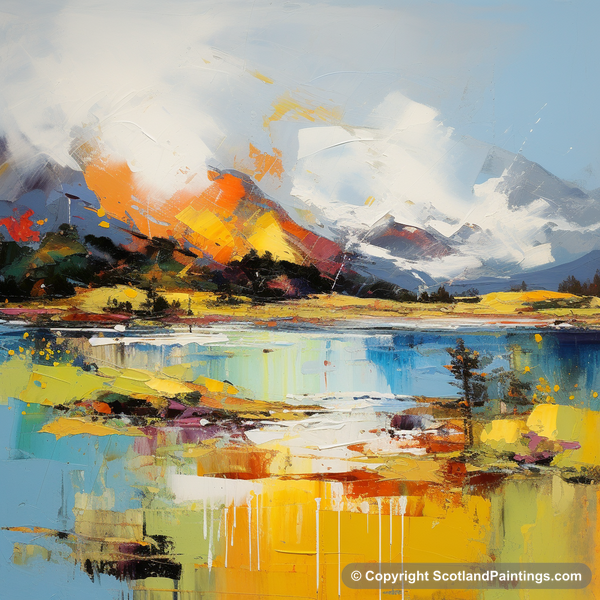 Painting - Loch Maree - Scotland in Summer