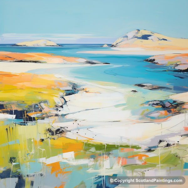 Painting - Achmelvich Bay - Scotland in Summer