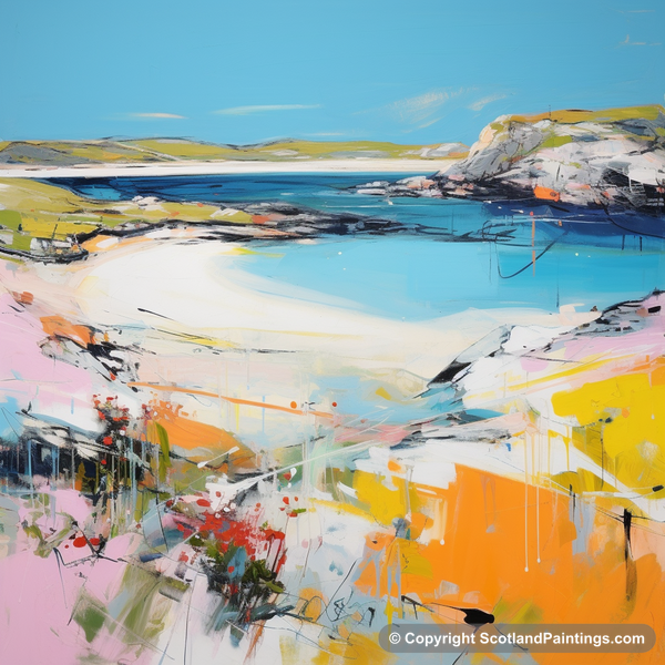 Painting - Achmelvich Bay - Scotland in Summer