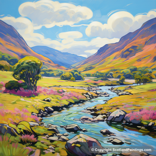 Painting - Glen Feshie - Scotland in Summer