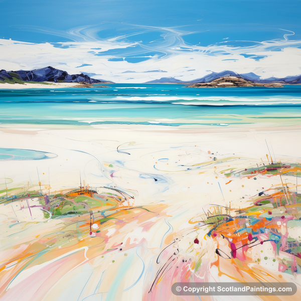 Painting - Seilebost Beach - Scotland in Summer