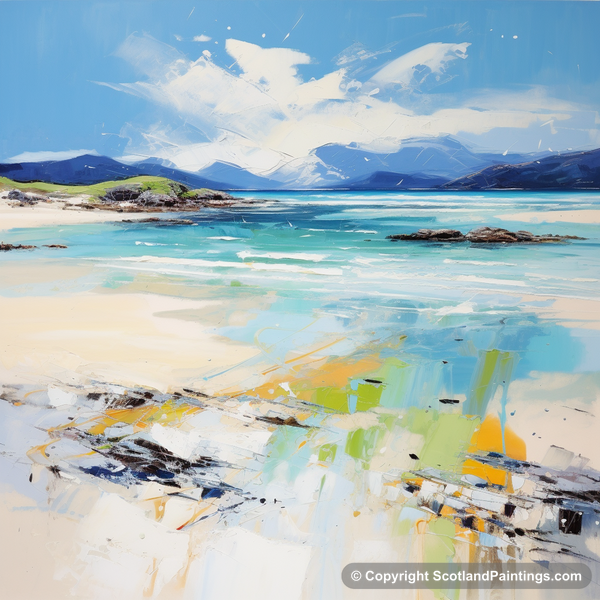 Painting - Seilebost Beach - Scotland in Summer