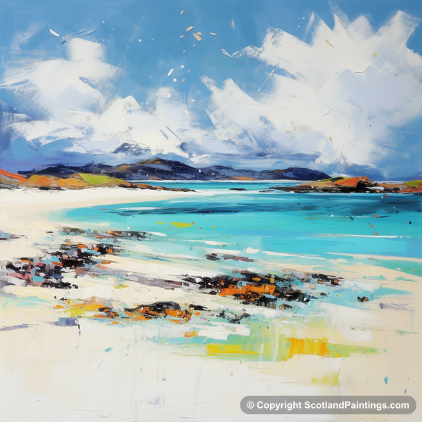 Painting - Seilebost Beach - Scotland in Summer