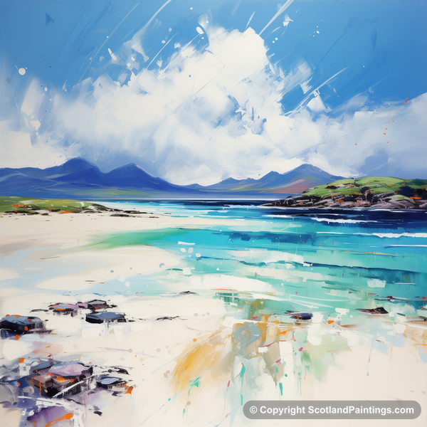 Painting - Seilebost Beach - Scotland in Summer