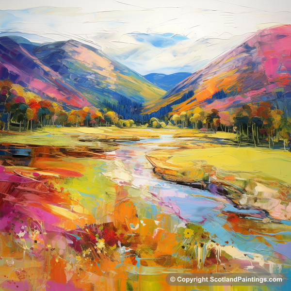 Painting - Glen Roy - Scotland in Summer