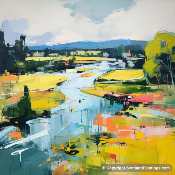 Painting - River Tay - Scotland in Summer