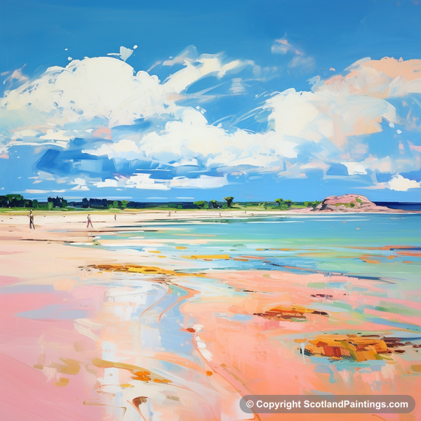 Painting - Longniddry Beach - Scotland in Summer