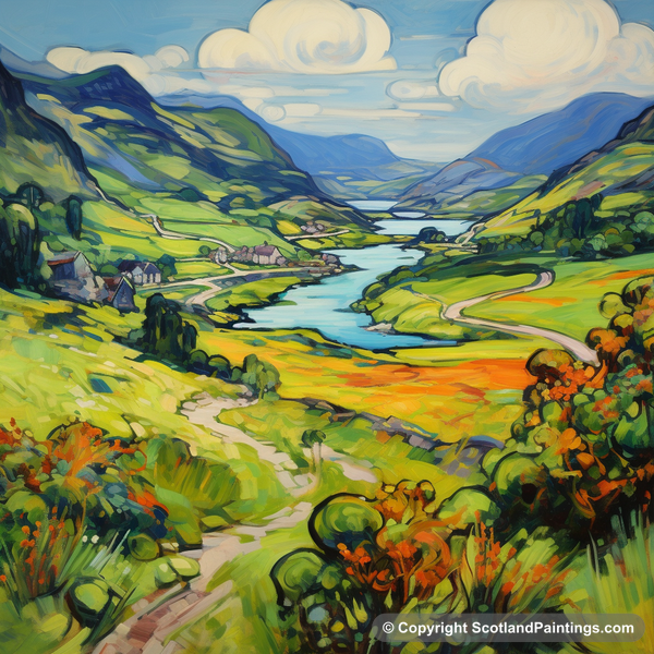 Painting - Glen Falloch - Scotland in Summer