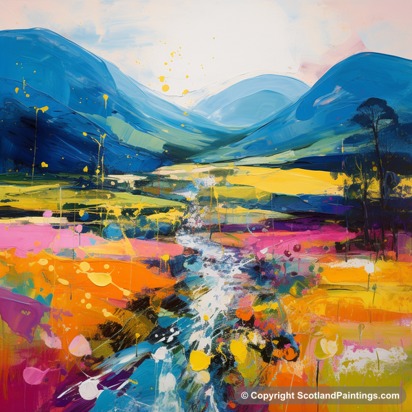 Painting - Glen Roy - Scotland in Summer