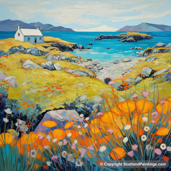 Painting - Isle of Scalpay - Scotland in Summer