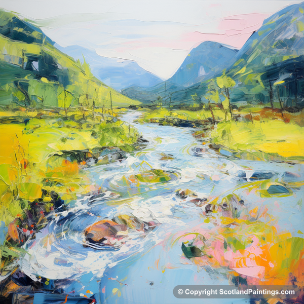 Painting - Glencoe - Scotland in Summer