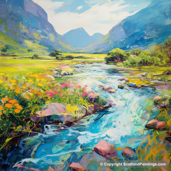 Painting - Glencoe - Scotland in Summer