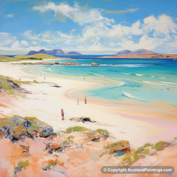 Painting - Mellon Udrigle Beach - Scotland in Summer