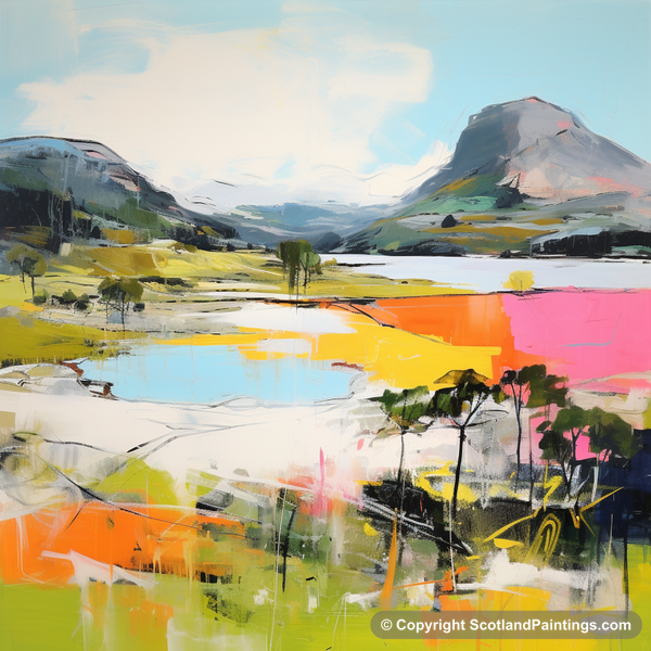 Painting - Loch Maree - Scotland in Summer