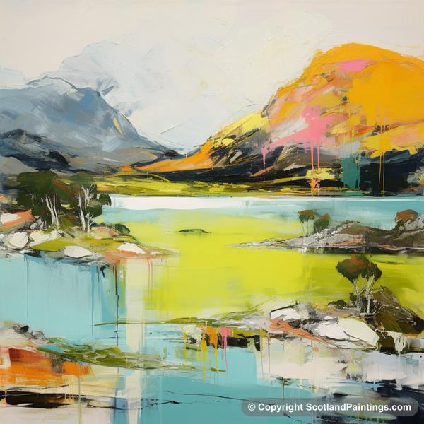 Painting - Loch Maree - Scotland in Summer