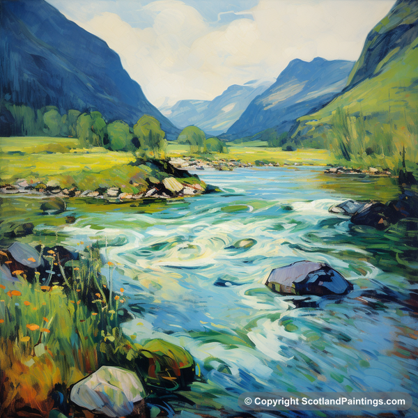 Painting - Glencoe - Scotland in Summer