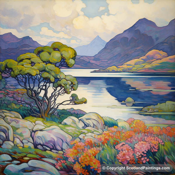 Painting - Loch Morar - Scotland in Summer