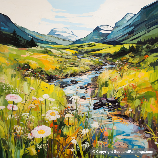 Painting - Glen Sannox - Scotland in Summer