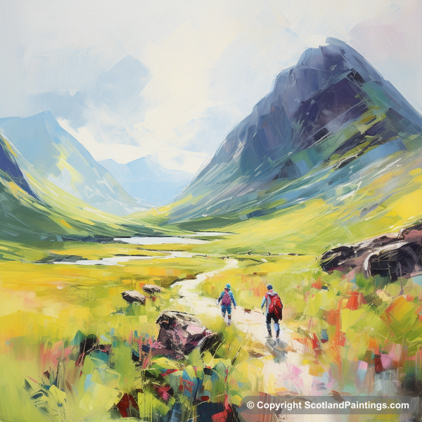 Painting - Glencoe - Scotland in Summer