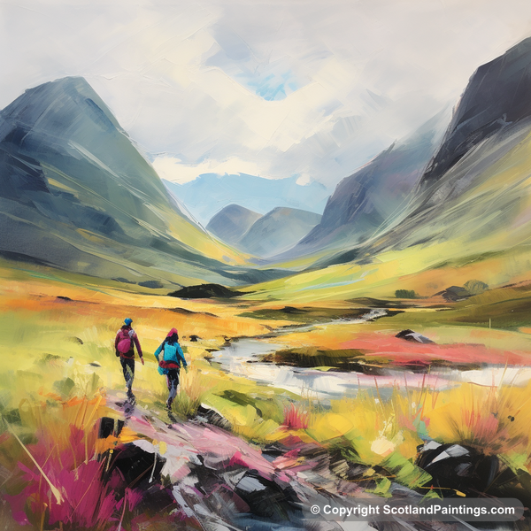 Painting - Glencoe - Scotland in Summer