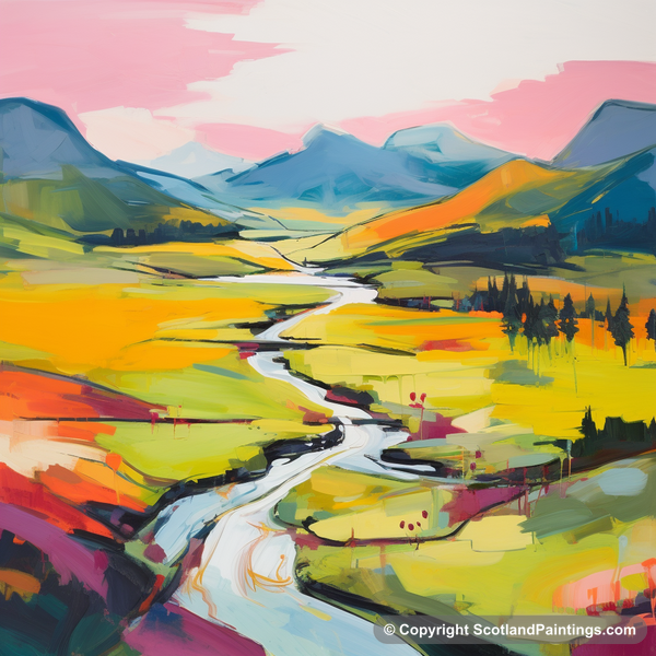 Painting - Glen Strathfarrar - Scotland in Summer