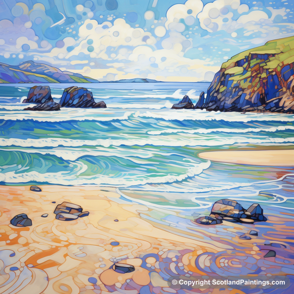 Painting - Durness Beach - Scotland in Summer