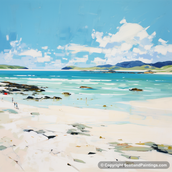 Painting - Luskentyre Beach - Scotland in Summer