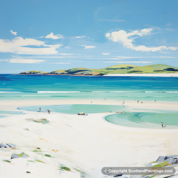 Painting - Luskentyre Beach - Scotland in Summer