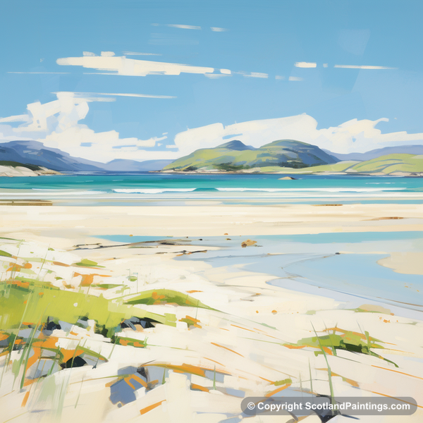 Painting - Luskentyre Beach - Scotland in Summer