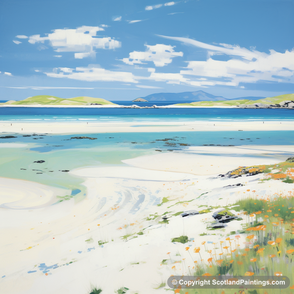 Painting - Luskentyre Beach - Scotland in Summer