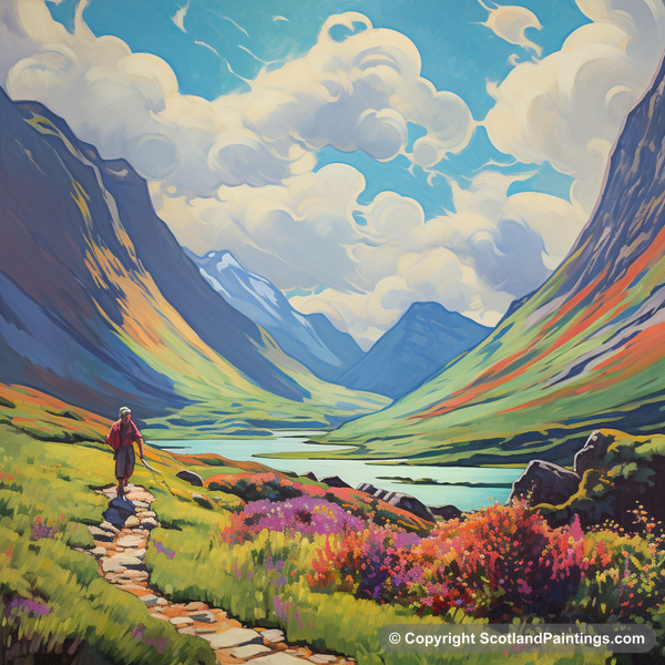 Painting - Glencoe - Scotland in Summer