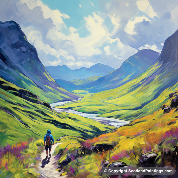 Painting - Glencoe - Scotland in Summer