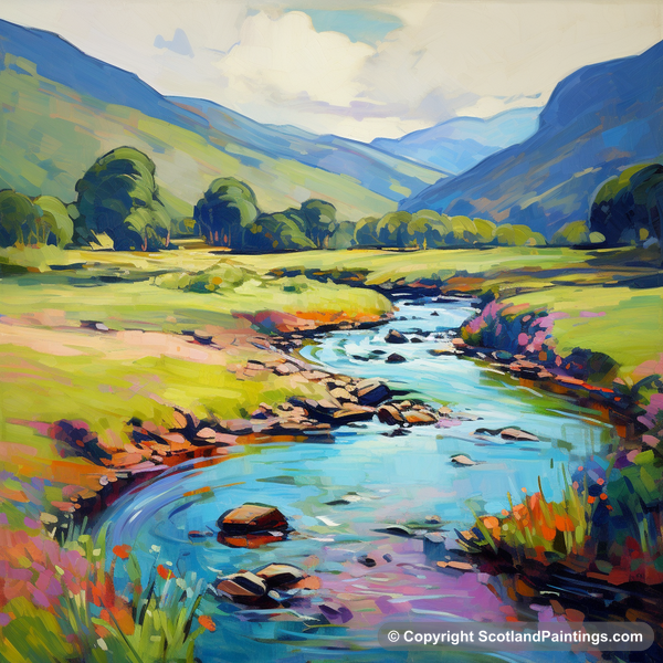 Painting - Glen Lyon - Scotland in Summer