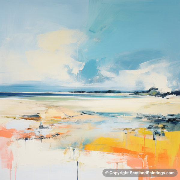 Painting - Nairn Beach - Scotland in Summer