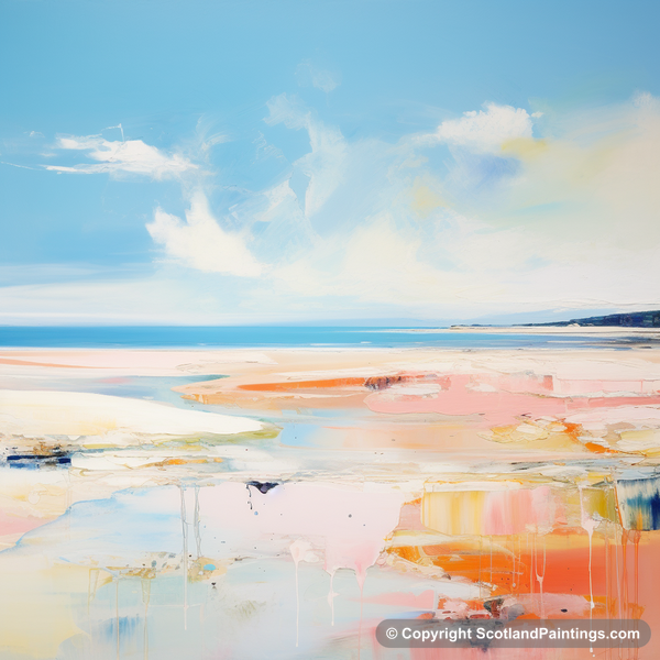 Painting - Nairn Beach - Scotland in Summer