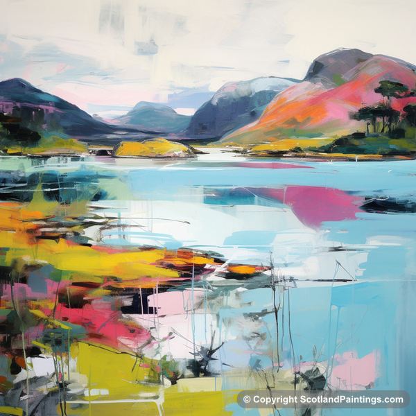 Painting - Loch Morar - Scotland in Summer