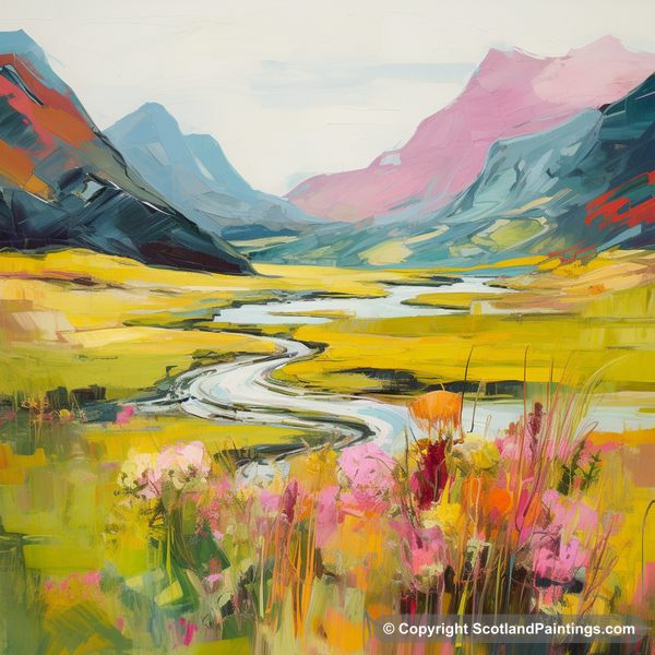 Painting - Glen Coe - Scotland in Summer