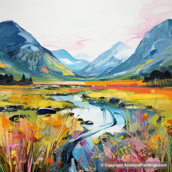 Painting - Glen Coe - Scotland in Summer