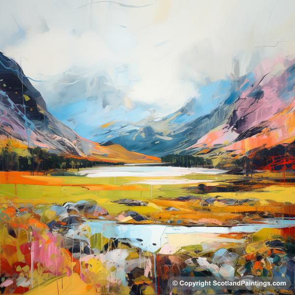 Painting - Glen Coe - Scotland in Summer